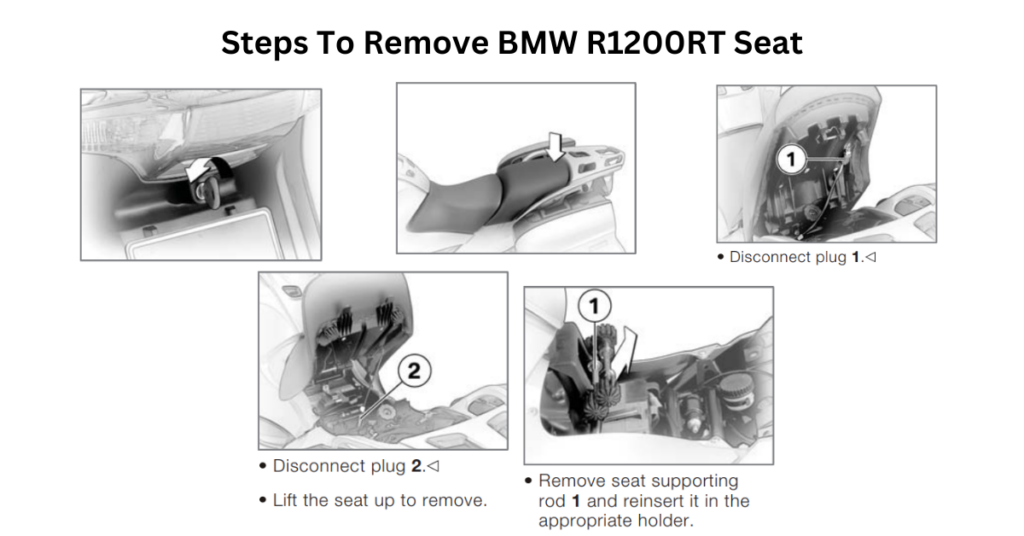 How To Remove BMW R1200RT Seat